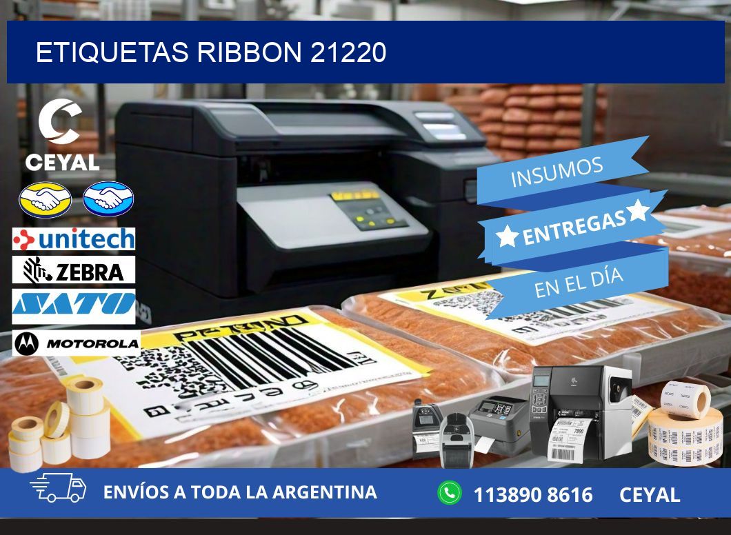 ETIQUETAS RIBBON 21220