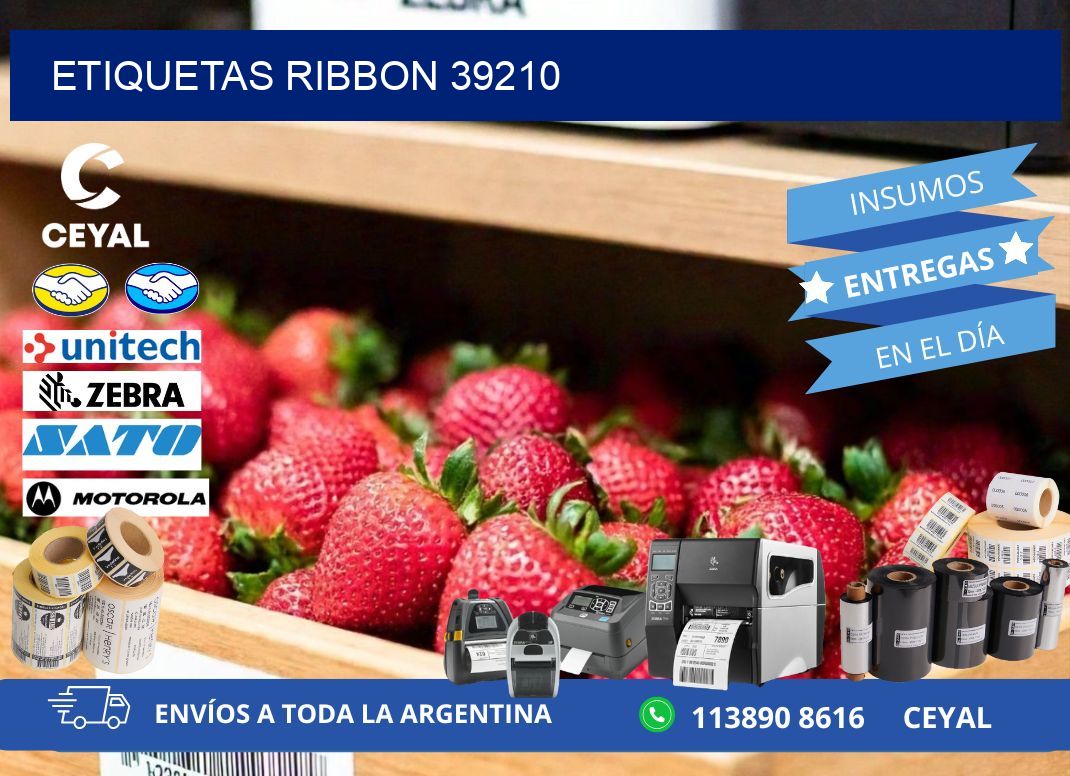 ETIQUETAS RIBBON 39210