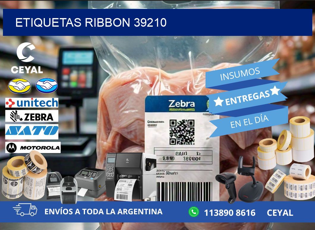 ETIQUETAS RIBBON 39210