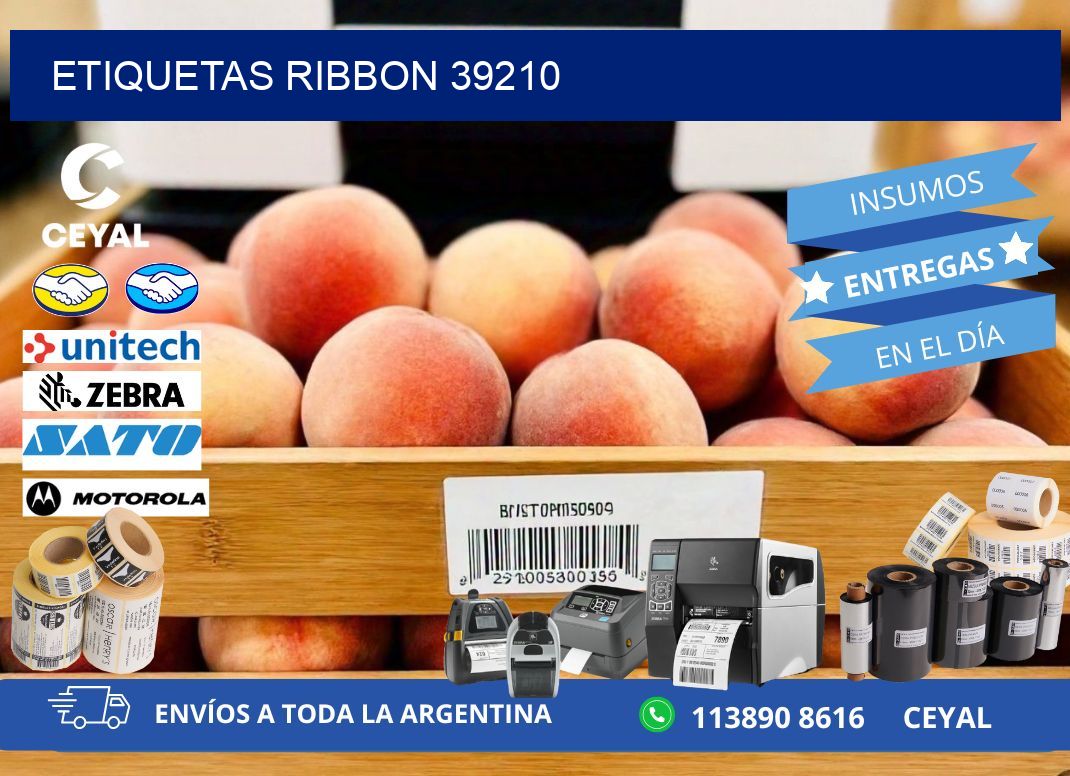 ETIQUETAS RIBBON 39210