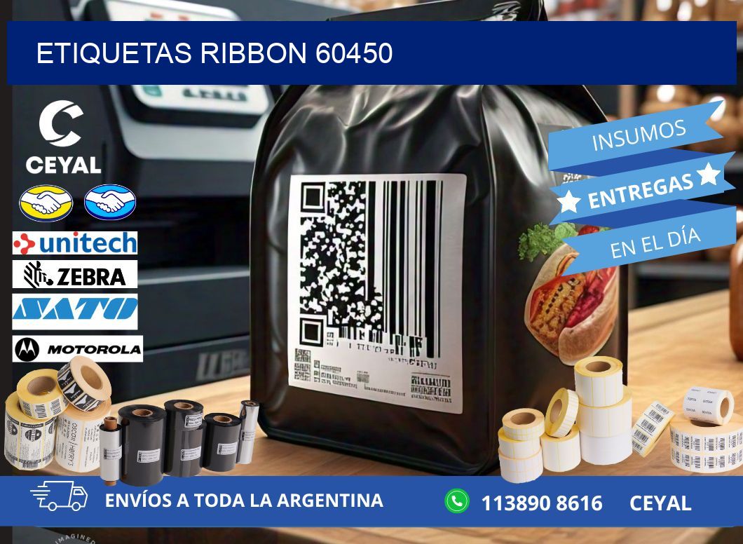 ETIQUETAS RIBBON 60450