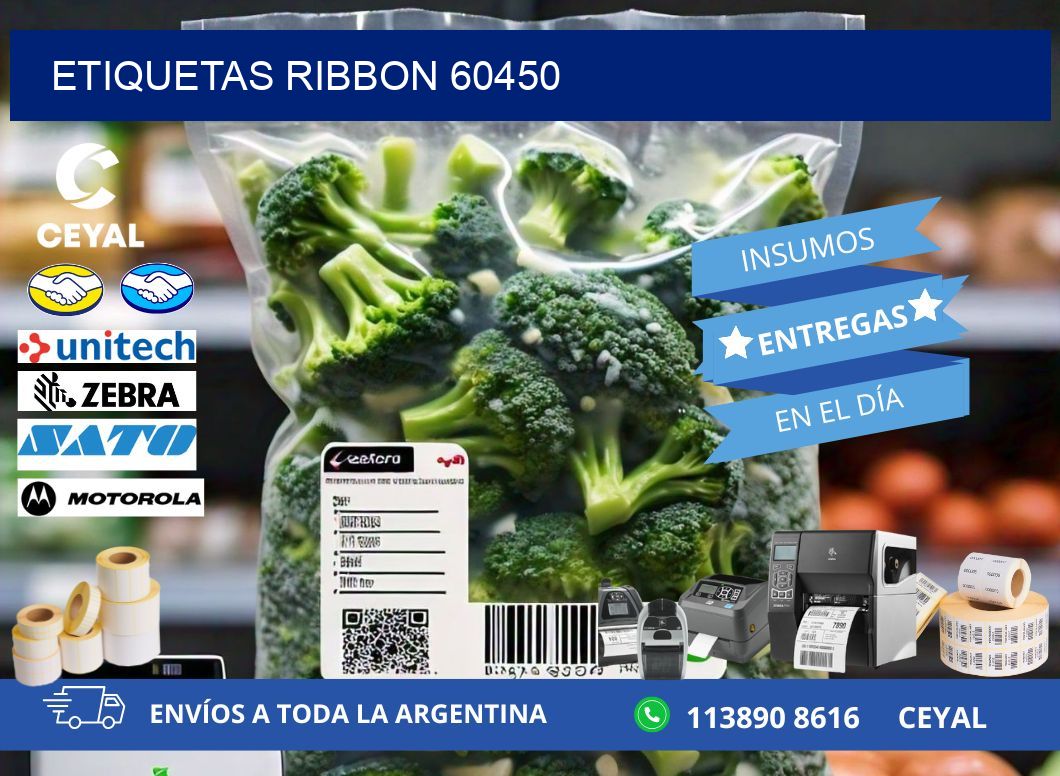 ETIQUETAS RIBBON 60450