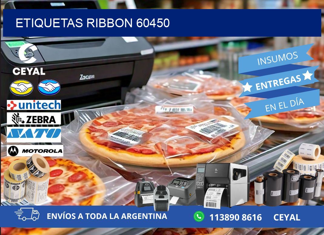 ETIQUETAS RIBBON 60450