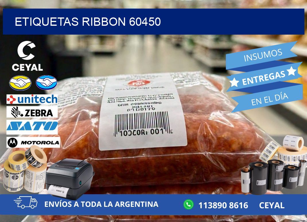 ETIQUETAS RIBBON 60450