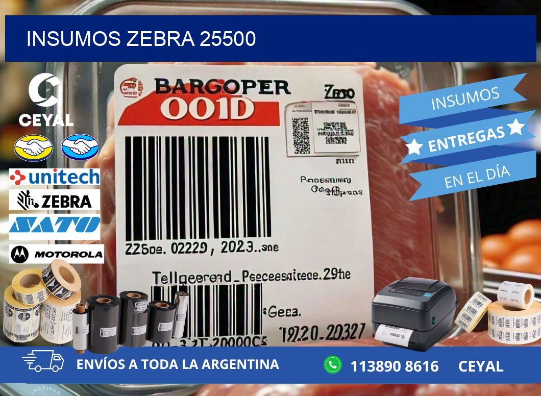 INSUMOS ZEBRA 25500
