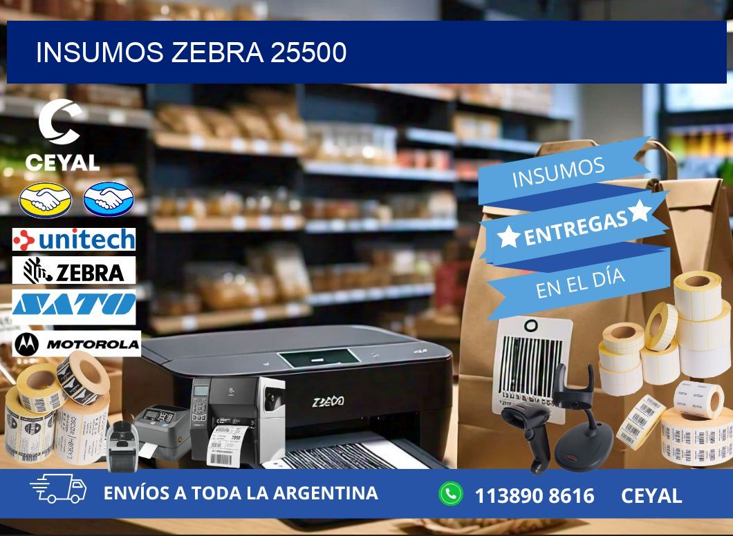 INSUMOS ZEBRA 25500