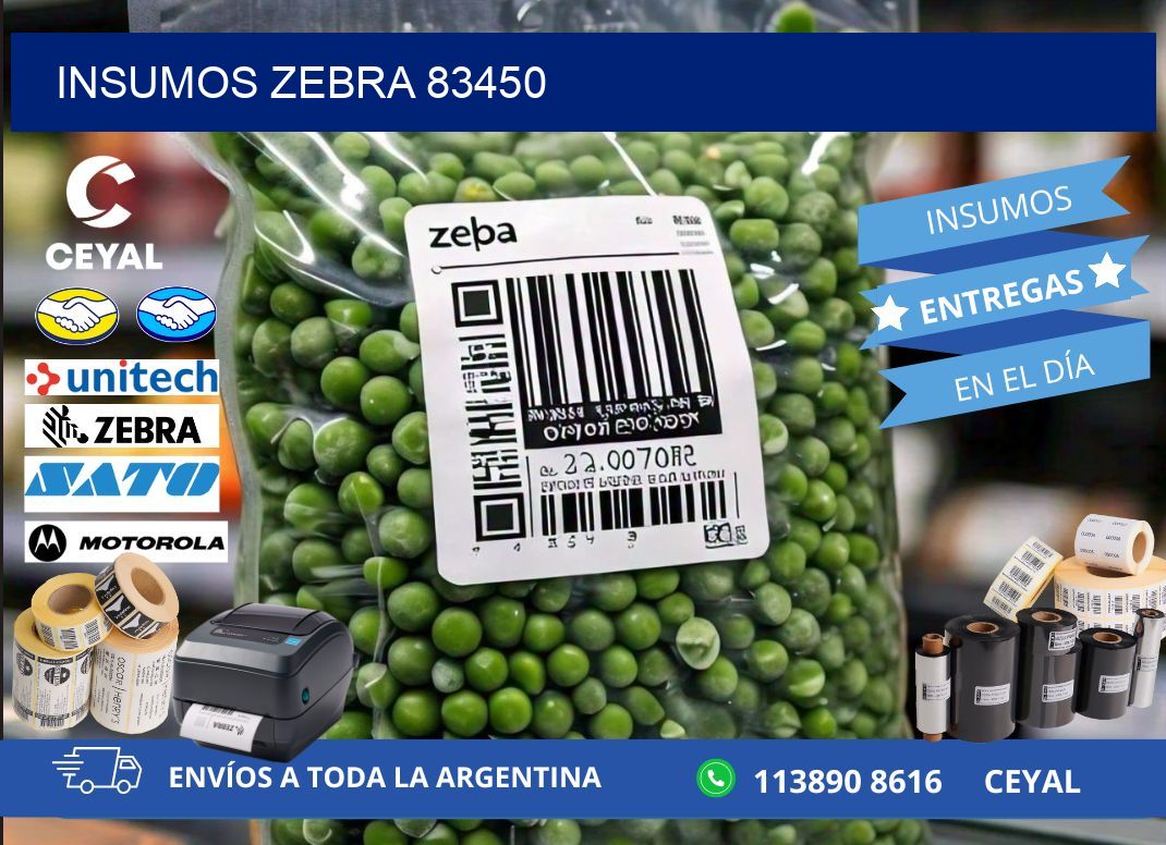 INSUMOS ZEBRA 83450