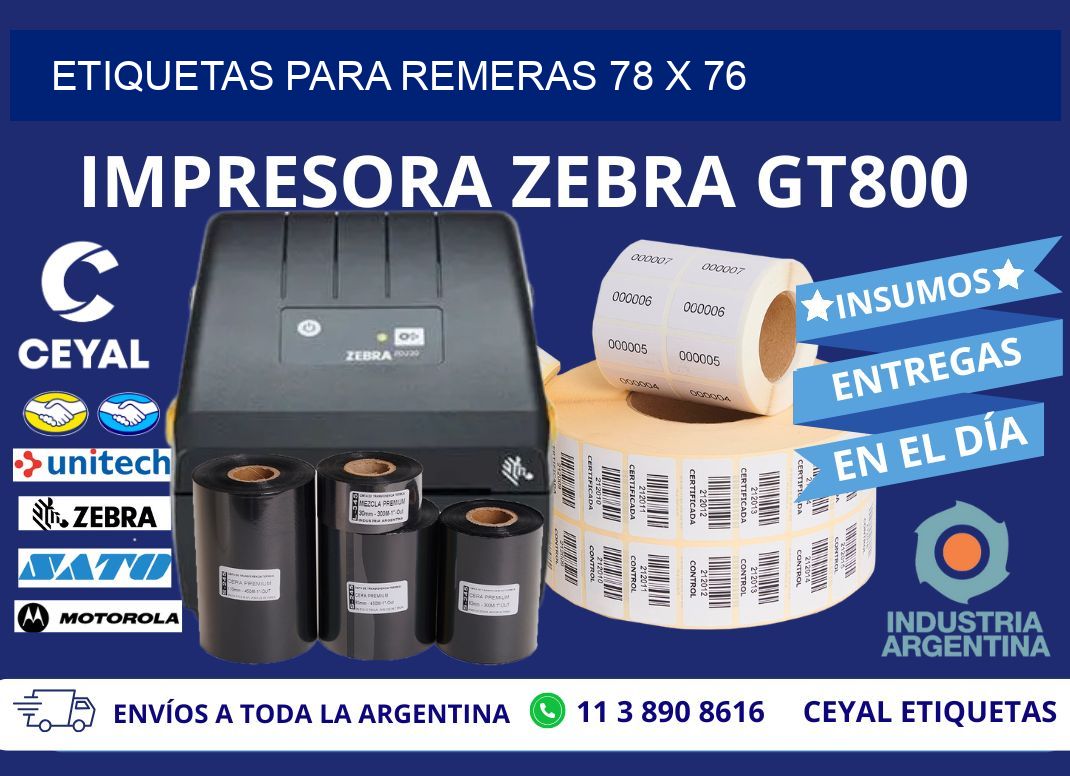 ETIQUETAS PARA REMERAS 78 x 76