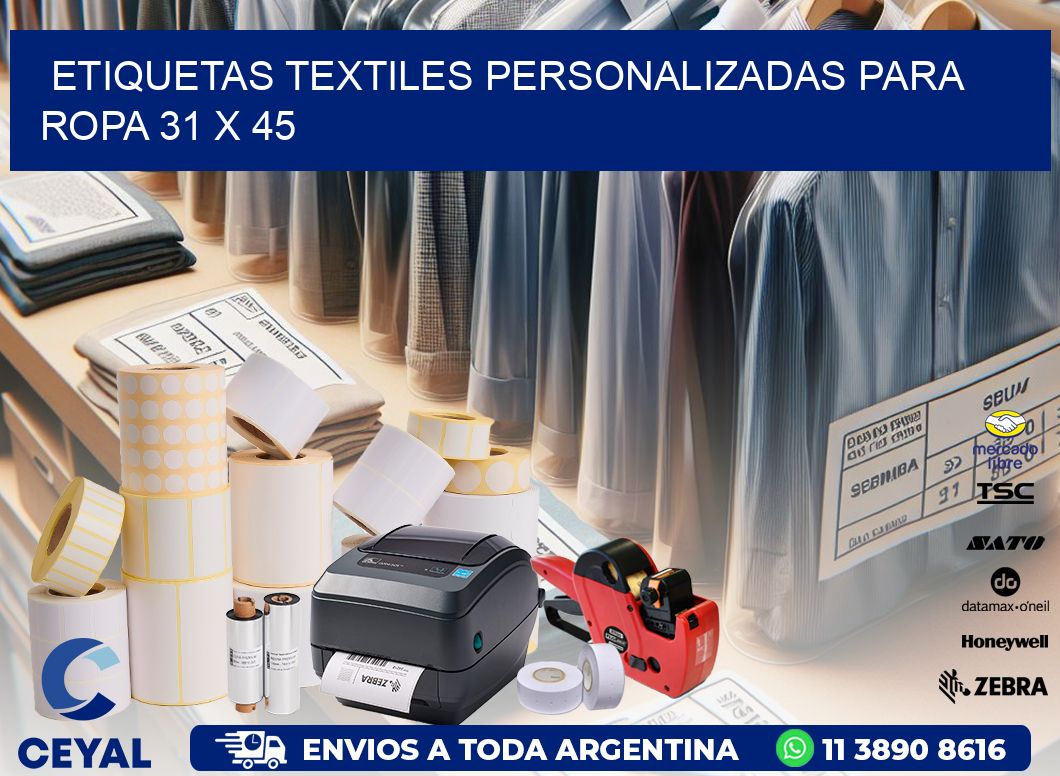 ETIQUETAS TEXTILES PERSONALIZADAS PARA ROPA 31 x 45