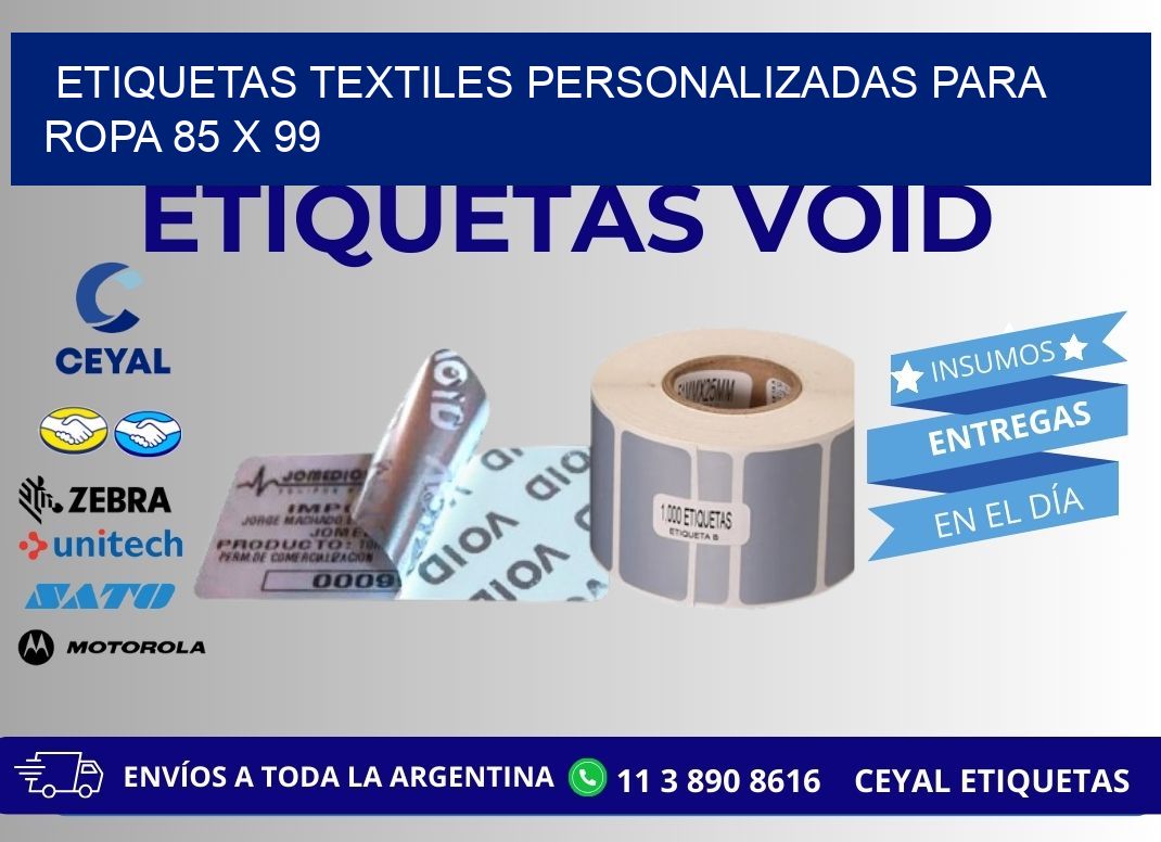 ETIQUETAS TEXTILES PERSONALIZADAS PARA ROPA 85 x 99