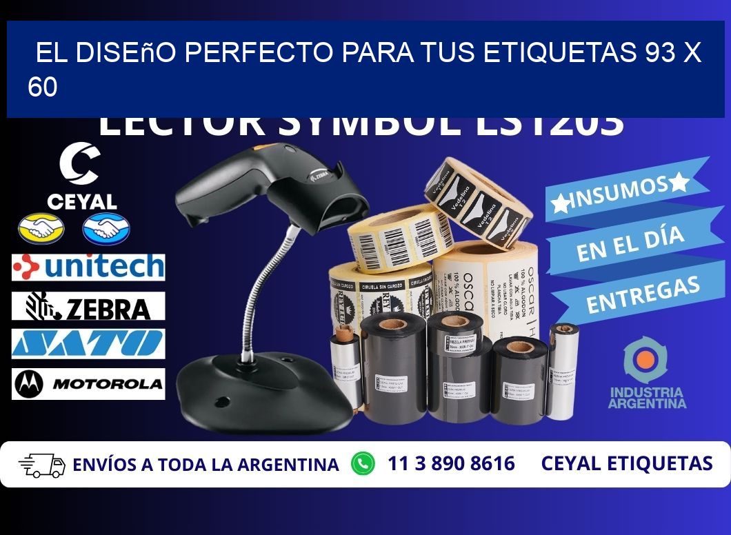 El Diseño Perfecto para tus Etiquetas 93 x 60