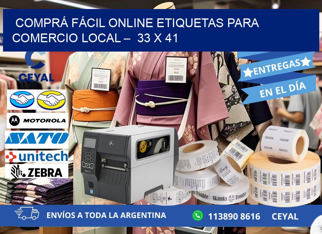 COMPRÁ FÁCIL ONLINE ETIQUETAS PARA COMERCIO LOCAL –  33 x 41