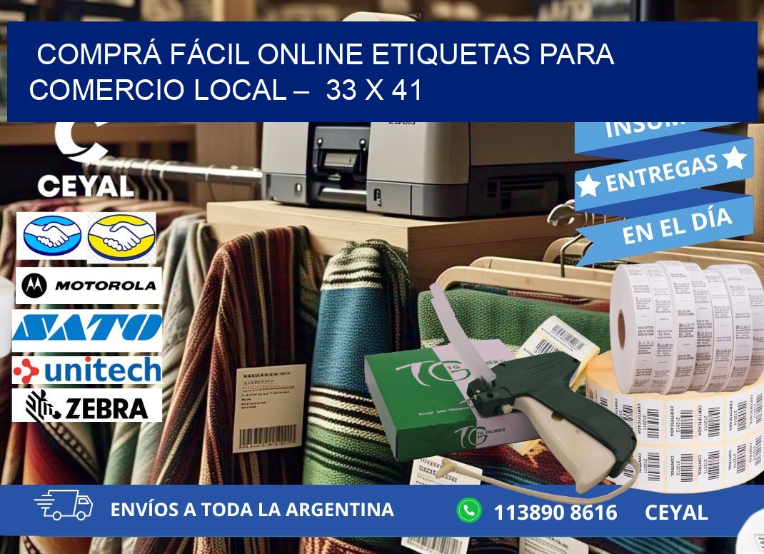 COMPRÁ FÁCIL ONLINE ETIQUETAS PARA COMERCIO LOCAL –  33 x 41