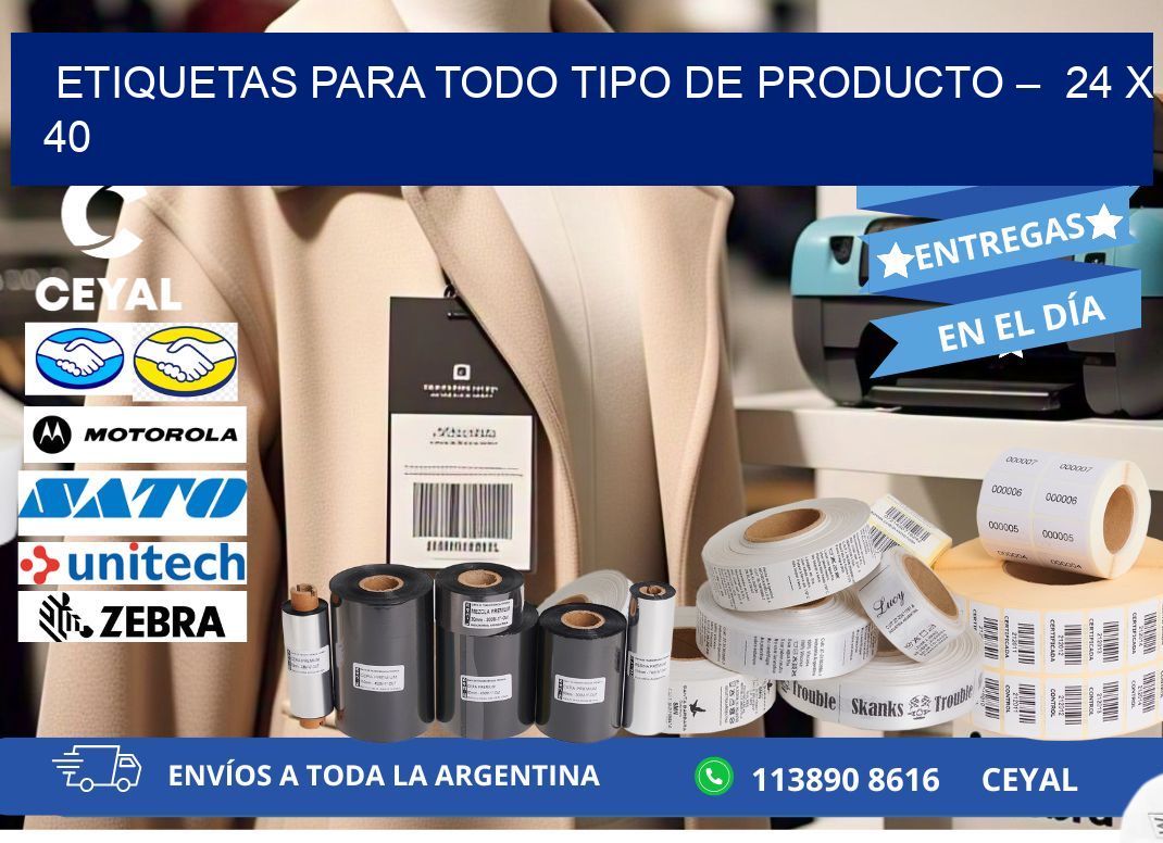 ETIQUETAS PARA TODO TIPO DE PRODUCTO –  24 x 40