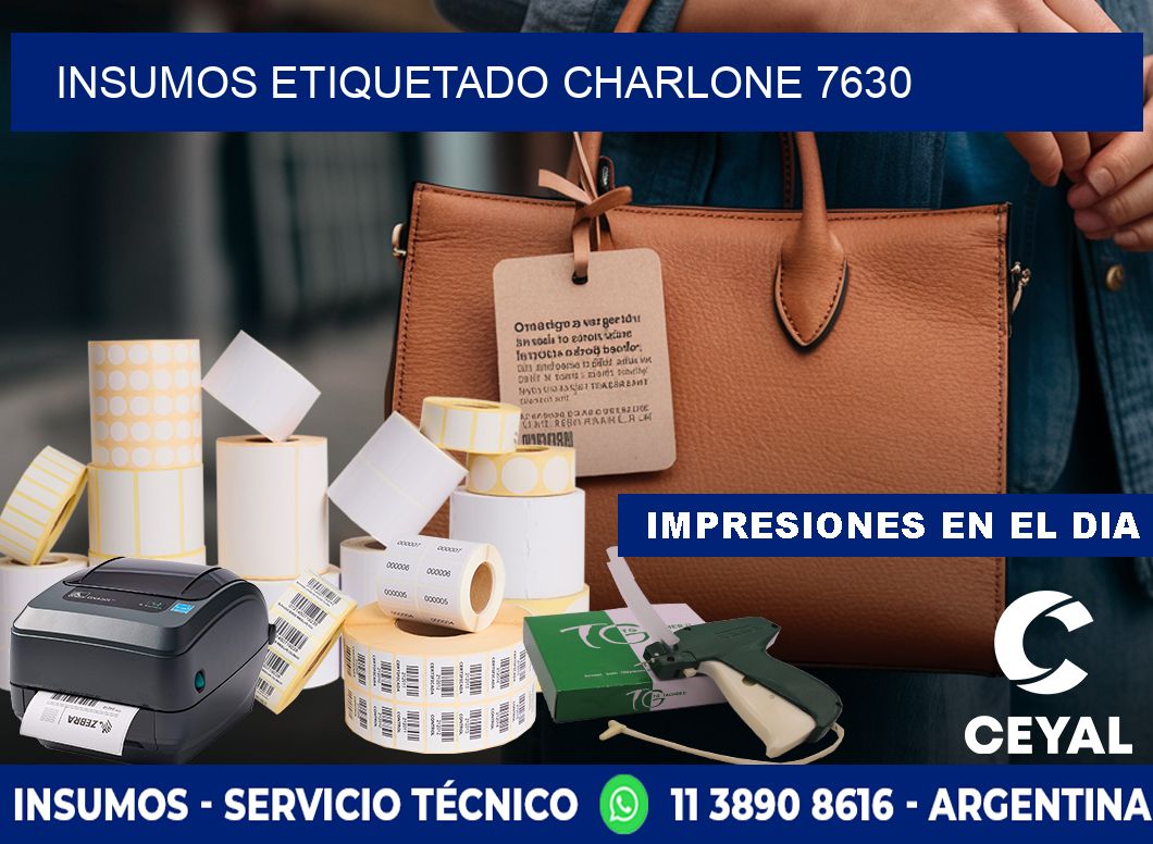 INSUMOS ETIQUETADO Charlone 7630