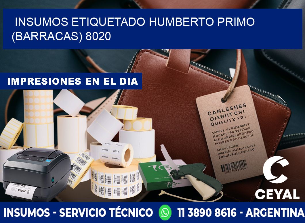 INSUMOS ETIQUETADO Humberto Primo (Barracas) 8020