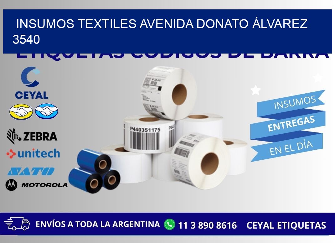 INSUMOS TEXTILES AVENIDA DONATO ÁLVAREZ 3540