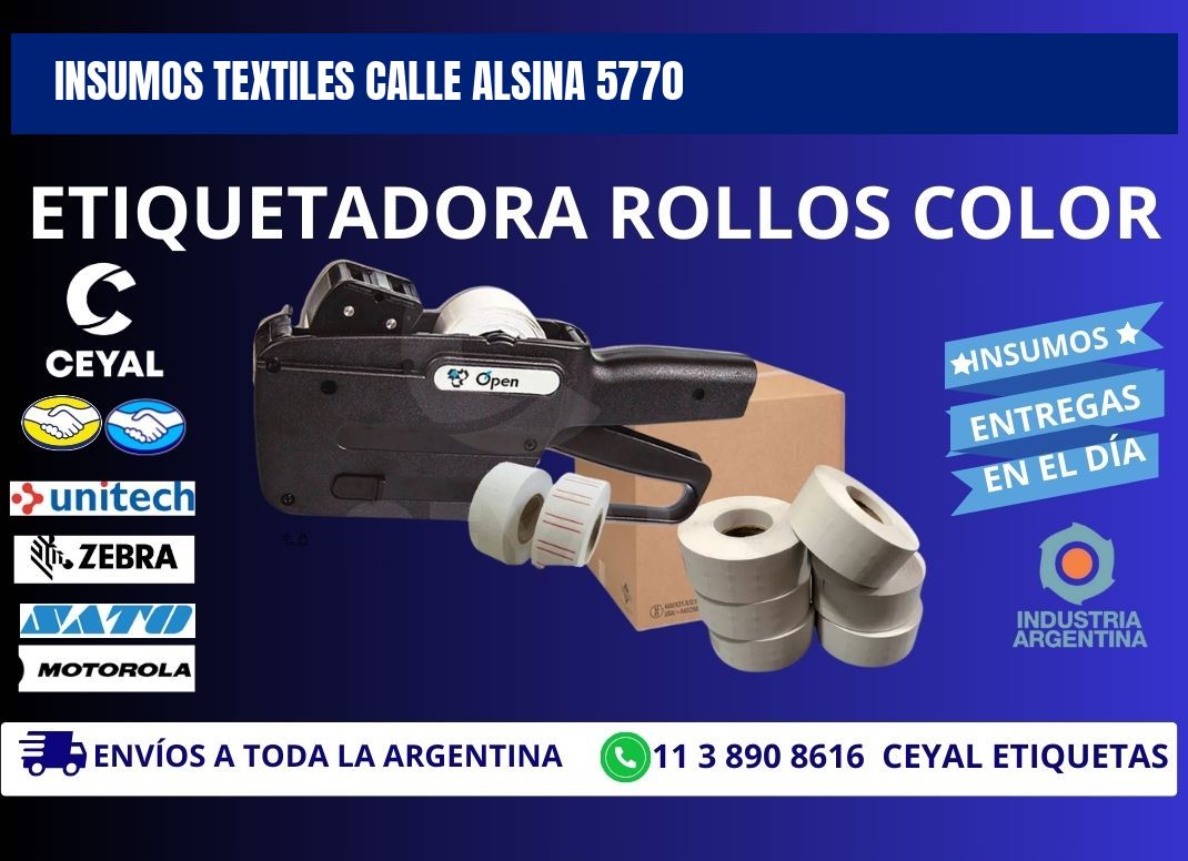 INSUMOS TEXTILES CALLE ALSINA 5770