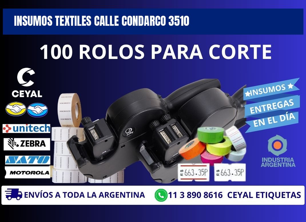 INSUMOS TEXTILES CALLE CONDARCO 3510