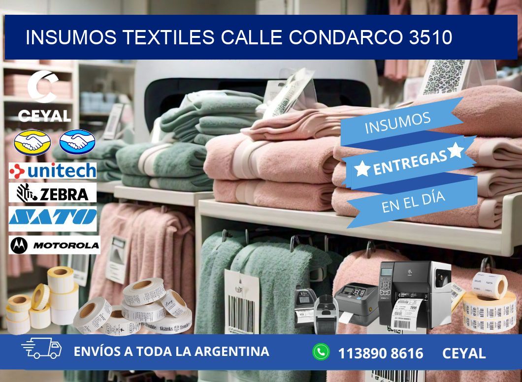 INSUMOS TEXTILES CALLE CONDARCO 3510