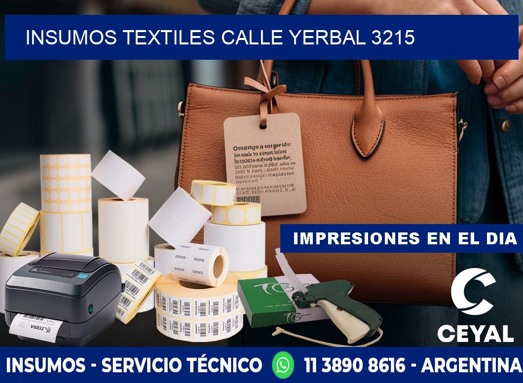 INSUMOS TEXTILES CALLE YERBAL 3215