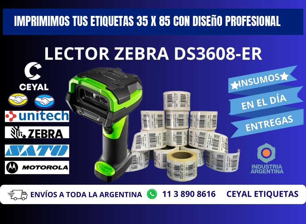 Imprimimos tus Etiquetas 35 x 85 con Diseño Profesional