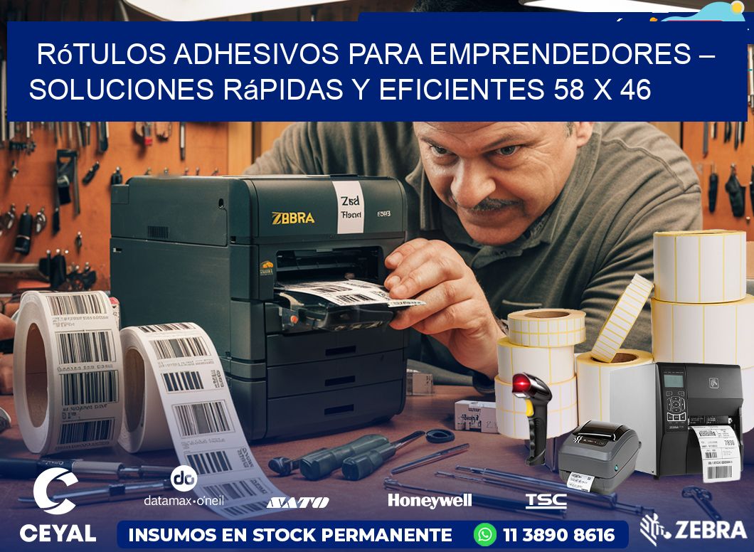 Rótulos Adhesivos para Emprendedores – Soluciones Rápidas y Eficientes 58 x 46