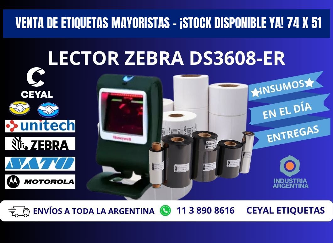 VENTA DE ETIQUETAS MAYORISTAS – ¡STOCK DISPONIBLE YA! 74 x 51