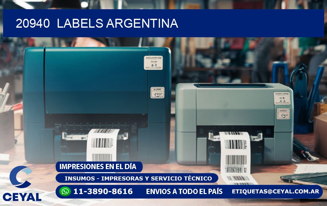 20940  Labels Argentina