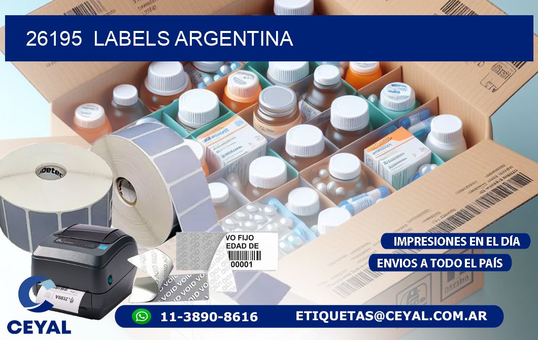 26195  Labels Argentina