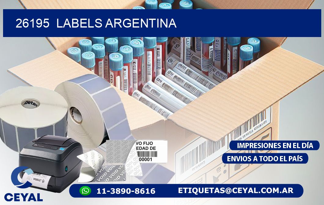 26195  Labels Argentina