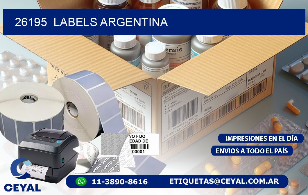 26195  Labels Argentina