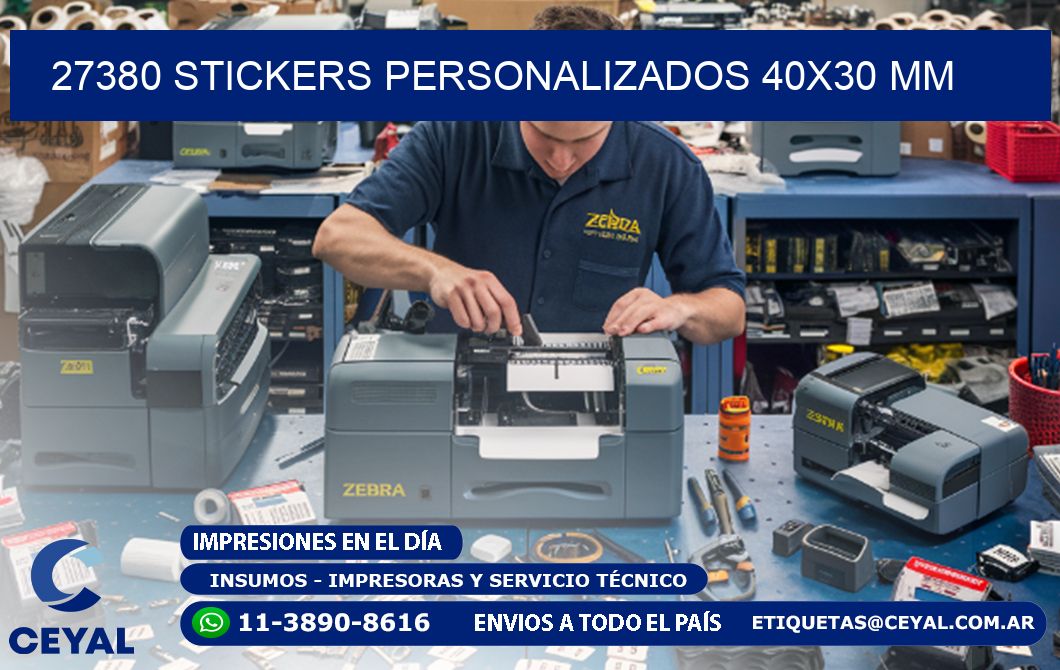 27380 STICKERS PERSONALIZADOS 40x30 mm