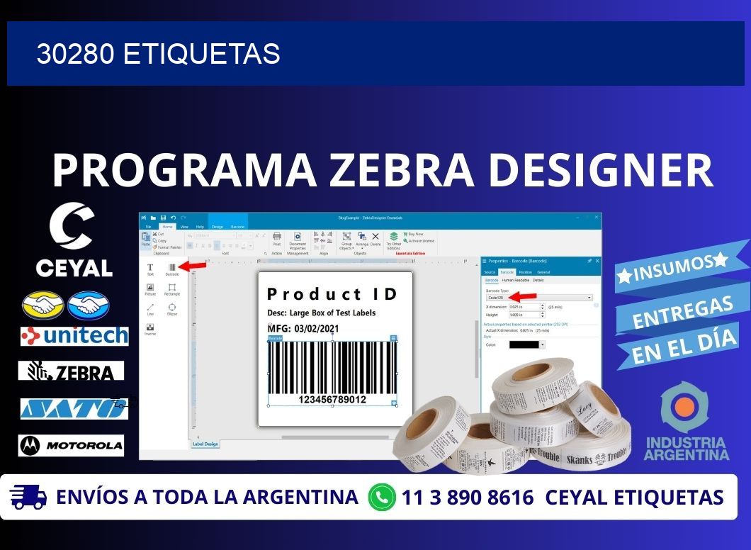 30280 ETIQUETAS