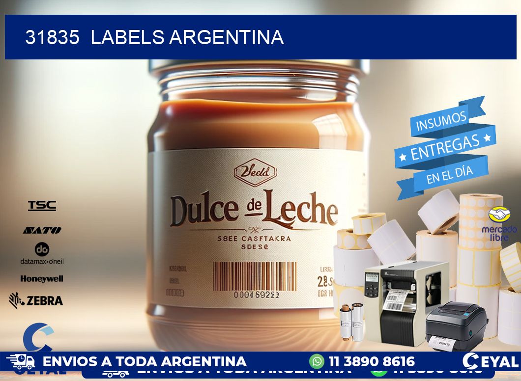 31835  Labels Argentina