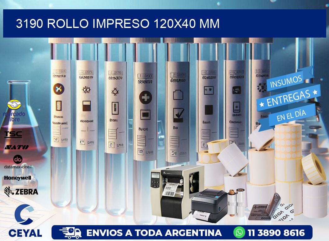 3190 ROLLO IMPRESO 120×40 mm