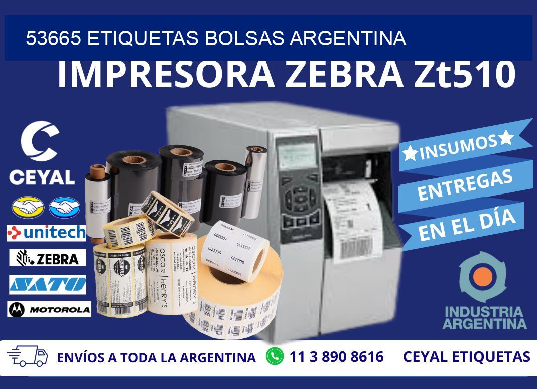 53665 ETIQUETAS BOLSAS ARGENTINA