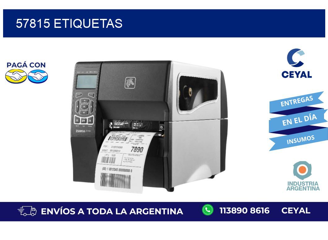 57815 ETIQUETAS