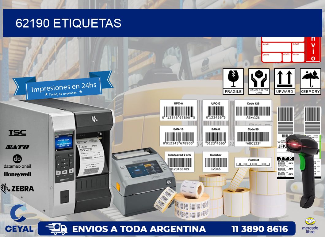 62190 ETIQUETAS