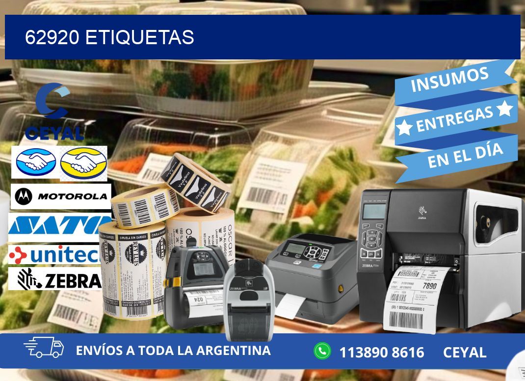 62920 ETIQUETAS