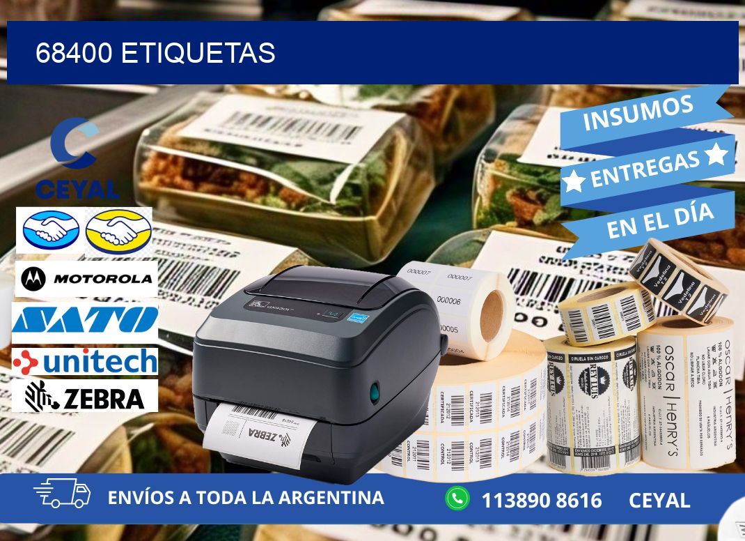 68400 ETIQUETAS