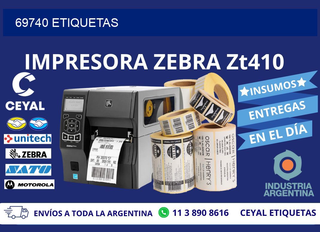 69740 ETIQUETAS