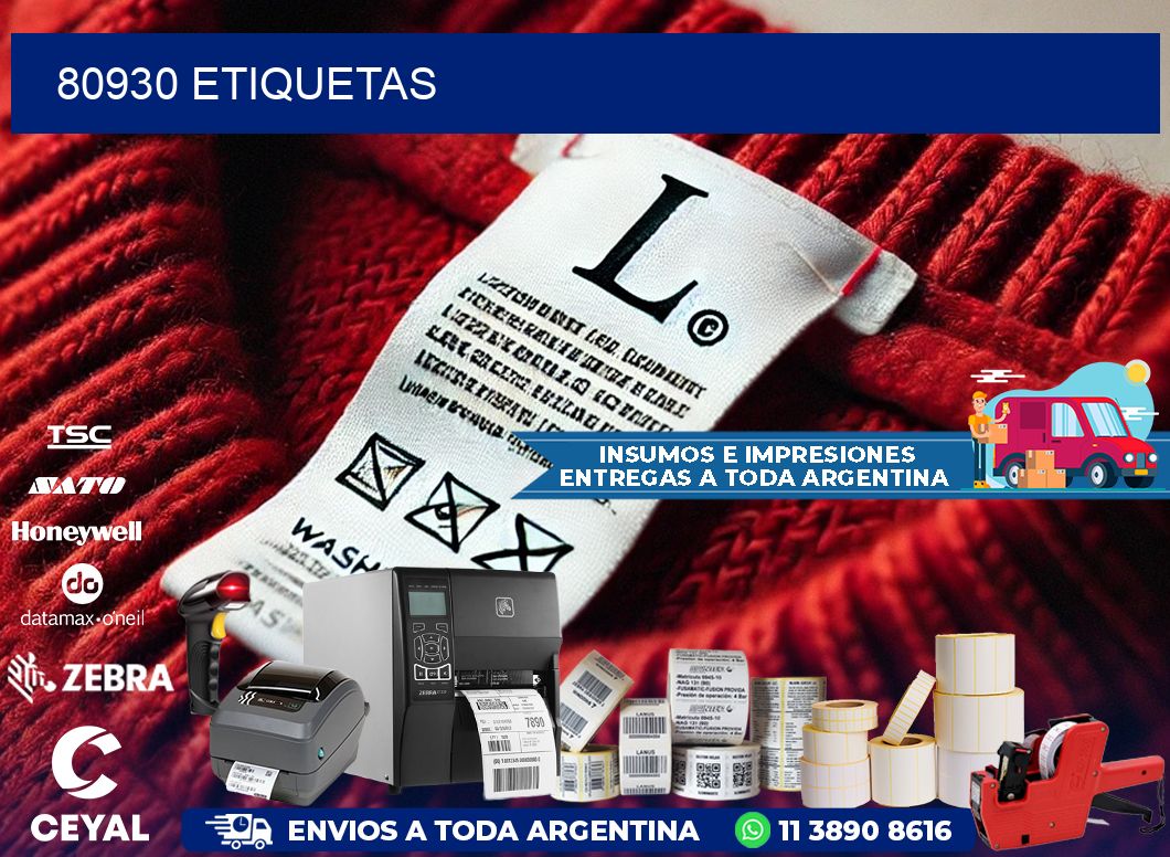 80930 ETIQUETAS