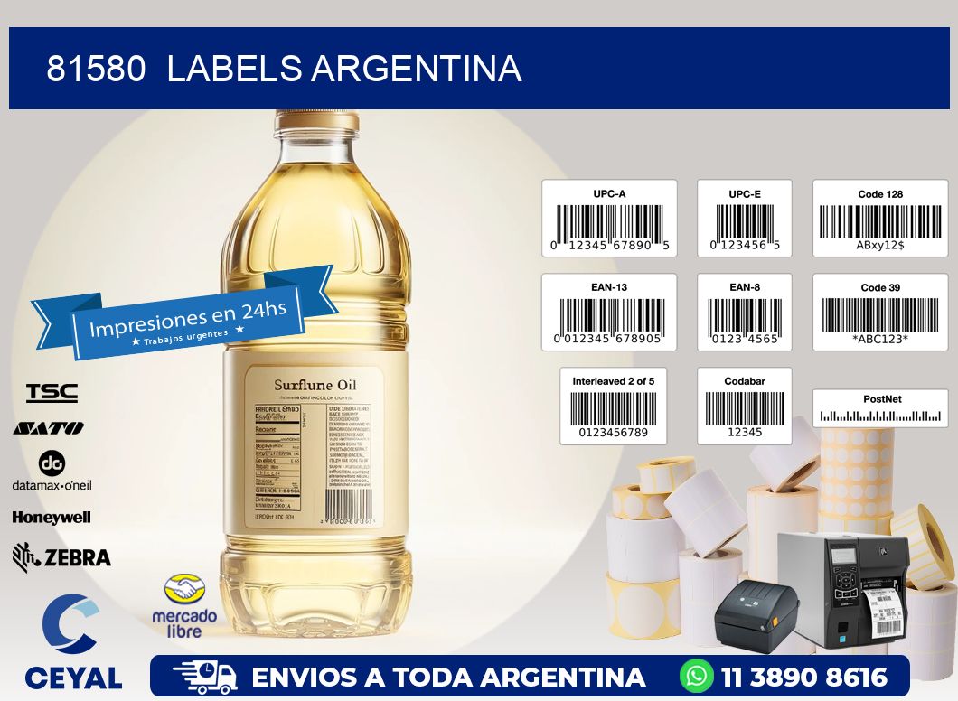 81580  Labels Argentina