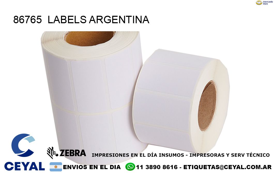 86765  Labels Argentina