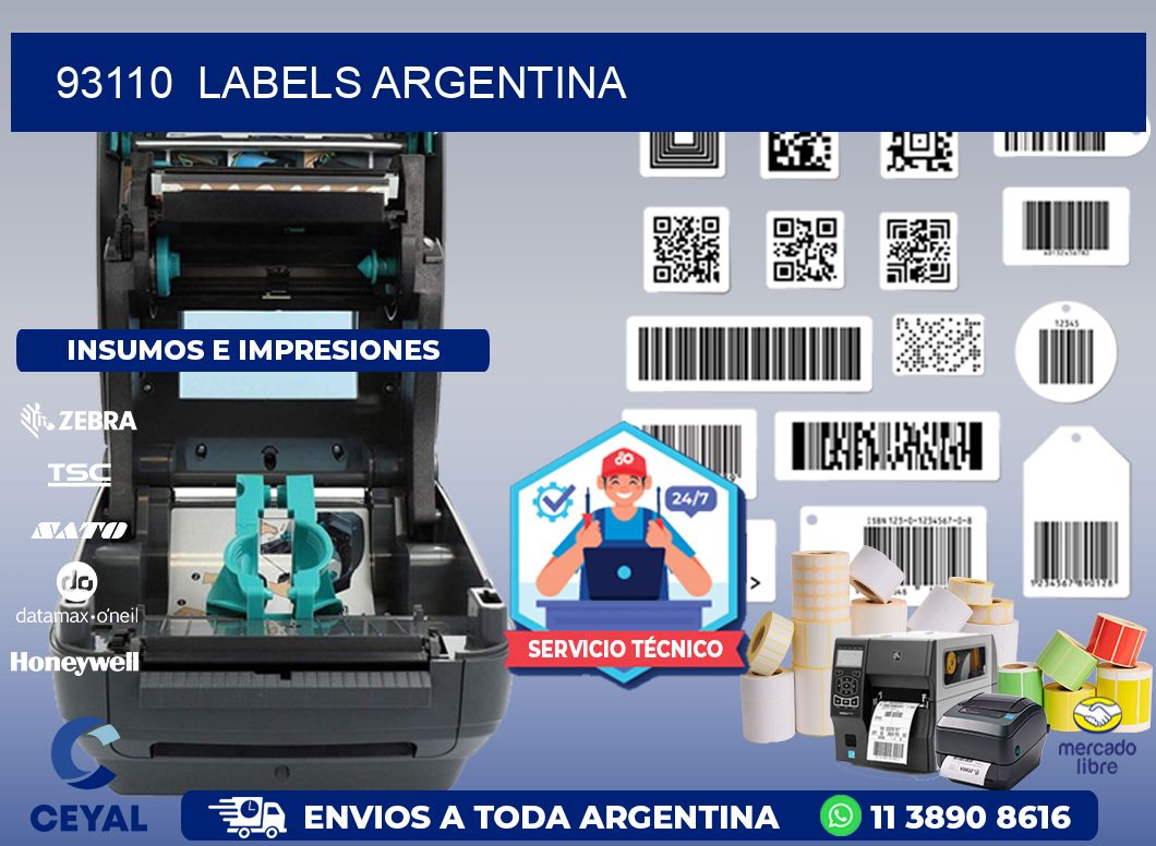 93110  Labels Argentina