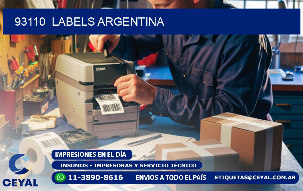 93110  Labels Argentina