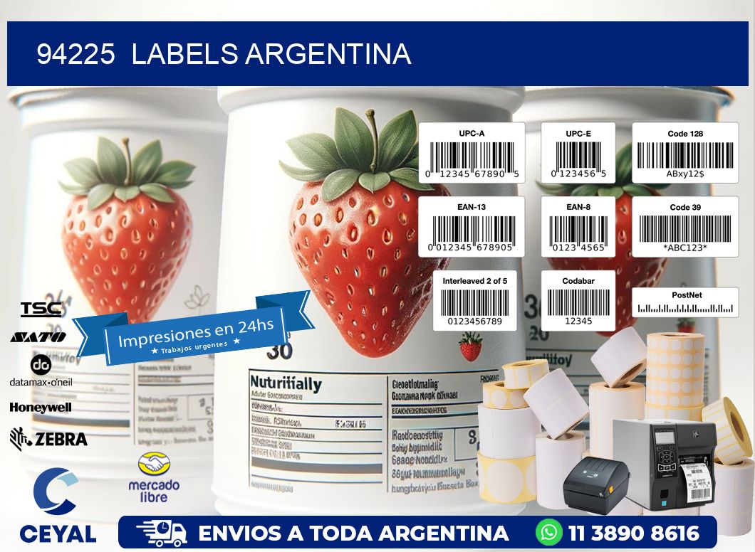 94225  Labels Argentina