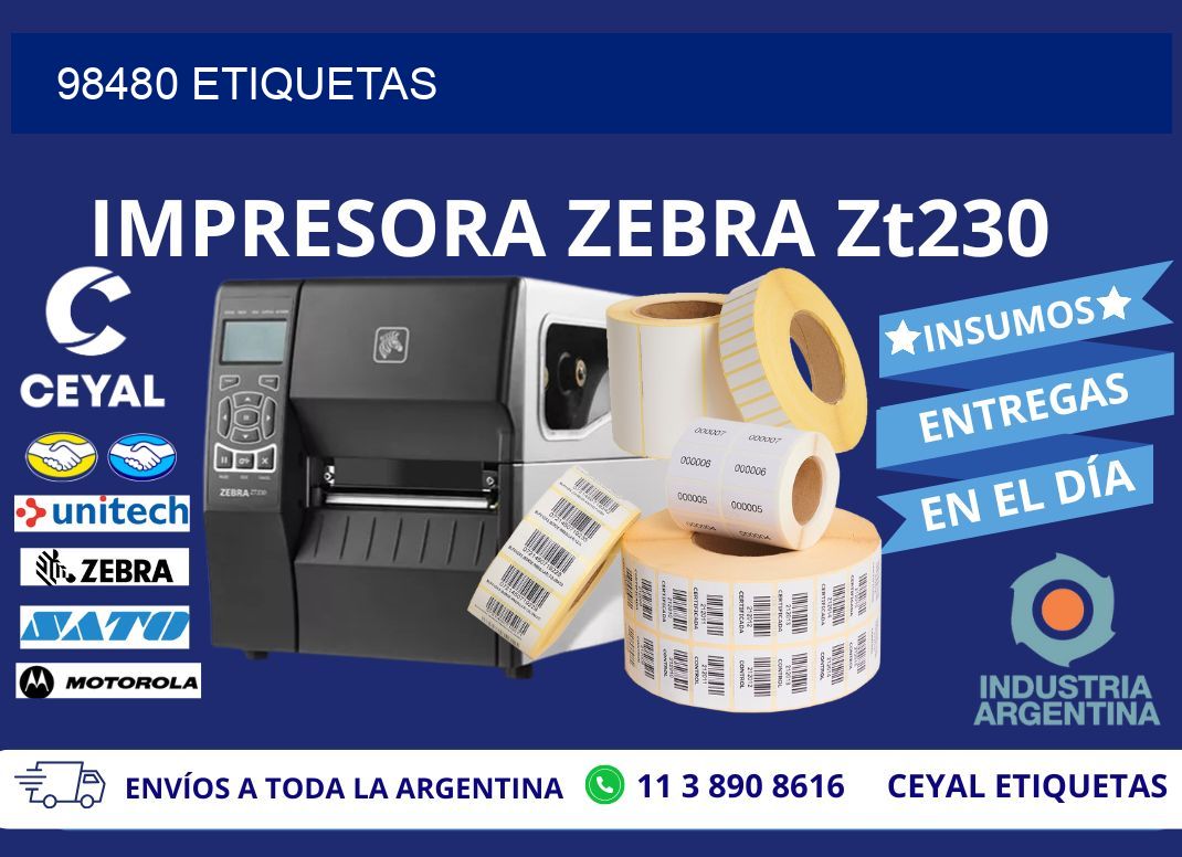 98480 ETIQUETAS