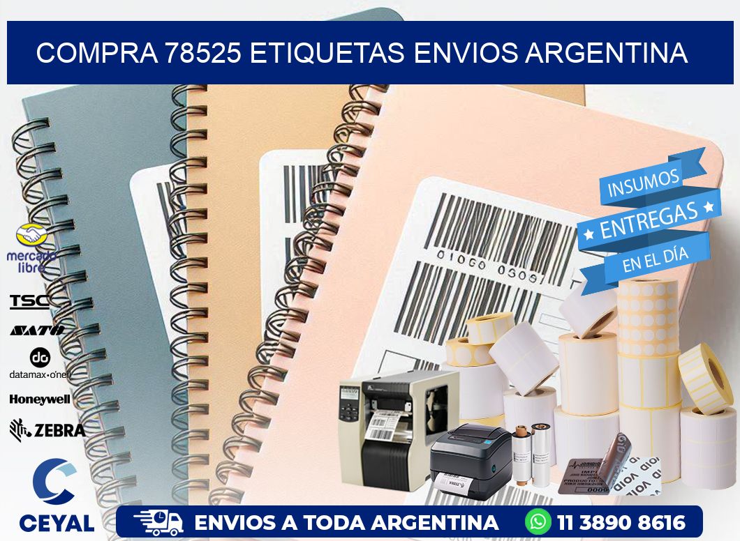 COMPRA 78525 ETIQUETAS ENVIOS ARGENTINA